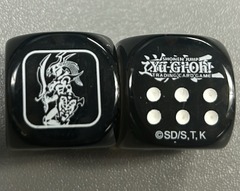 YGO Dice Pair - Black Luster Soldier (Grey)